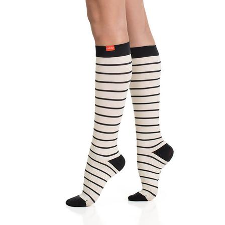 Vim & Vigr Women's Nautical Stripes Compression Socks