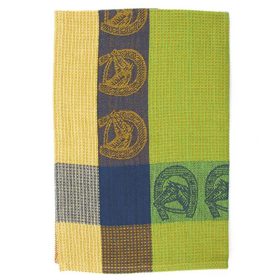 Kitchen Towel - Horseshoe Green
