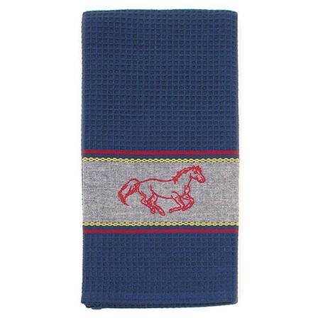 Waffle Weave Embroidered Towel