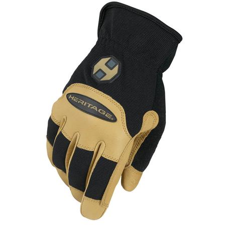 Heritage Stable Work Glove BLACK/TAN