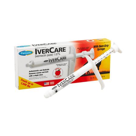 IverCare Paste Equine Dewormer - Red Apple Flavor