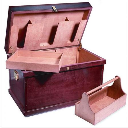 Deluxe Wood Tack Trunk with Bandage Lid