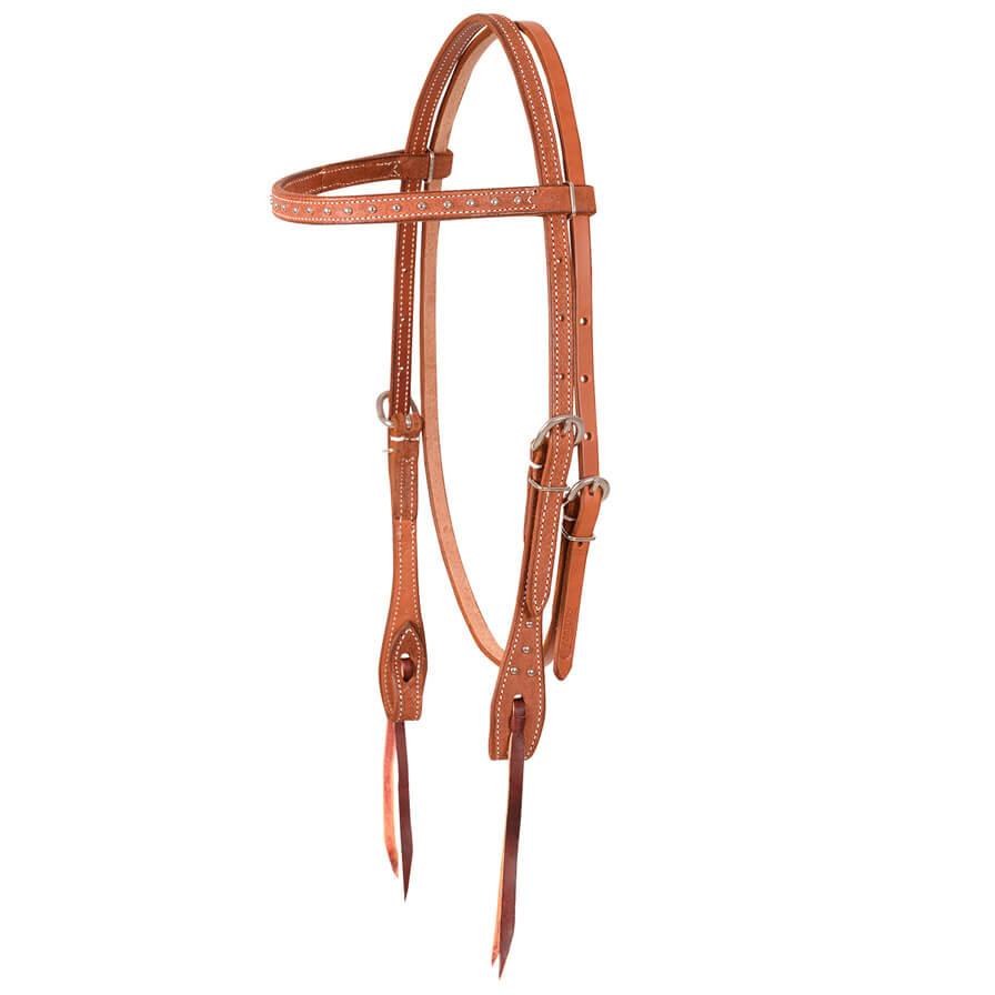 Silver Dots Headstall