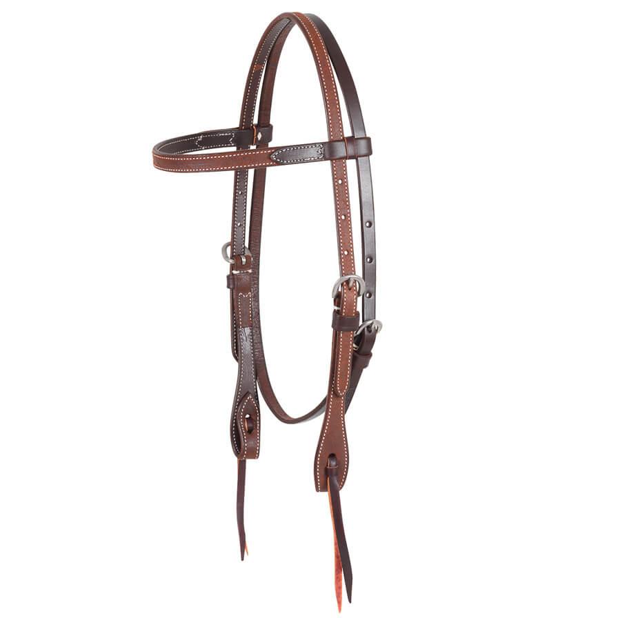Chocolate Roughout Headstall