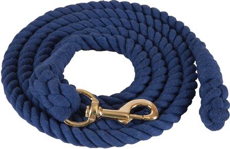 Cotton Lead with Bolt Snap BLUE