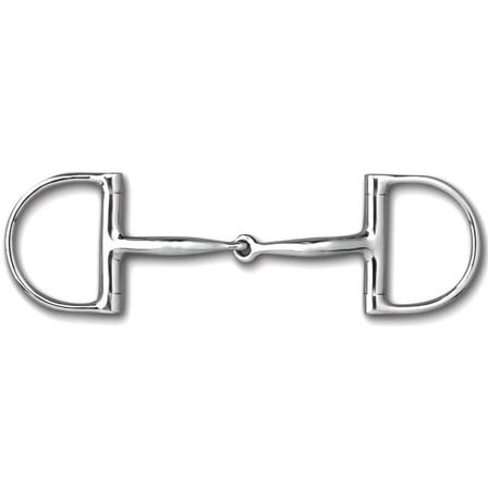 Myler Dee without Hooks with Stainless Steel Snaffle