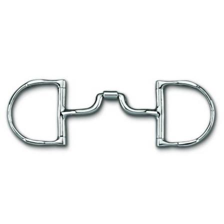 Myler Dee with Hooks with Stainless Steel Low Ported Barrel Copper Inlay Narrow MB 43LP
