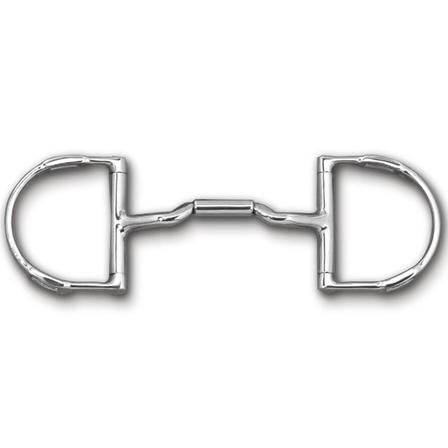 Myler Dee with Hooks with Stainless Steel Mullen Barrel Low Port