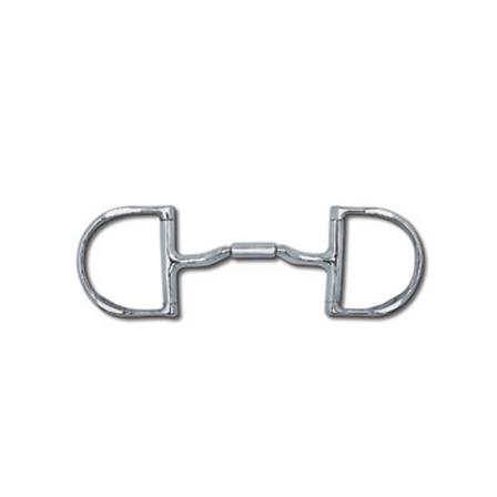 Myler Dee with Hooks with Stainless Steel Forward Tilt Ported Barrel