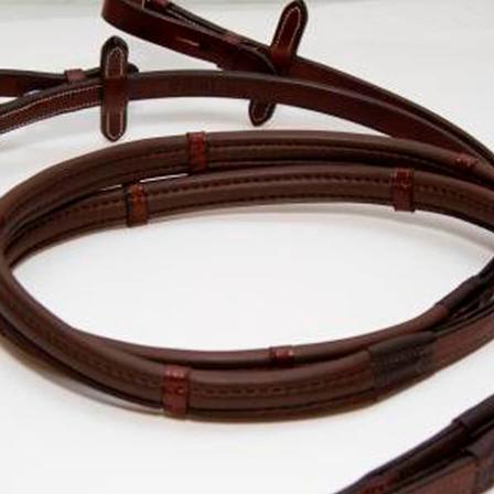 ThinLine English Reins with Stops & Stud Hooks