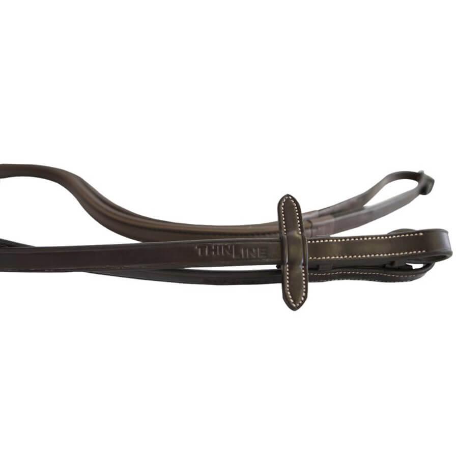 Thinline English Reins With Stops & Stud Hooks