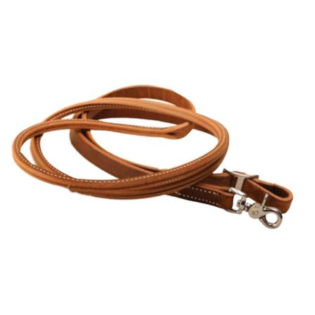 Harness Leather Roping Reins - Rolled Hand Hold