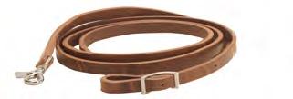 Harness Leather Roping Reins - 7 Ft Flat Rein