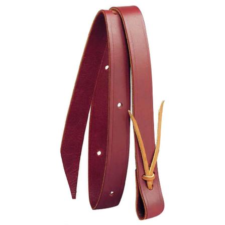 Burgundy Latigo Tie Strap - Pony