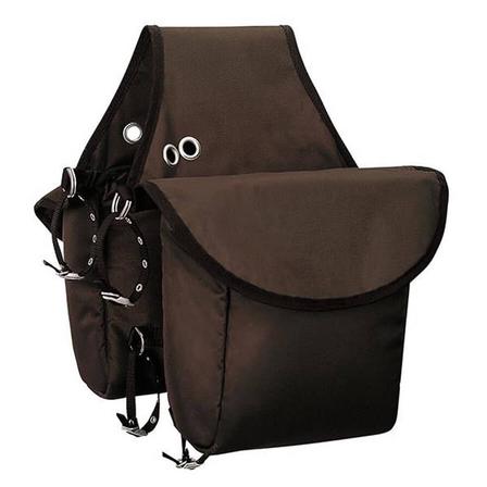 Insulated Nylon Saddle Bag BROWN