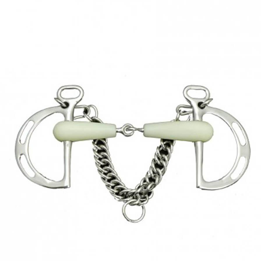Happy Mouth ® Jointed Mouth Slotted Kimberwick