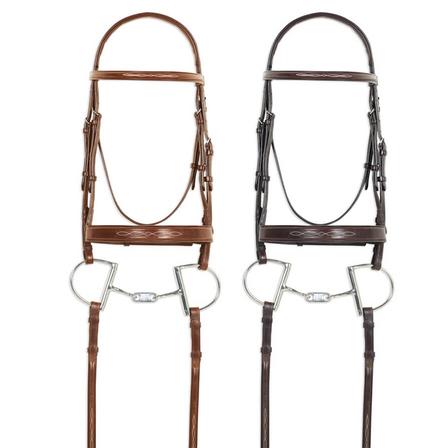 Pessoa® PRO Fancy Stitched Wide Nose Bridle