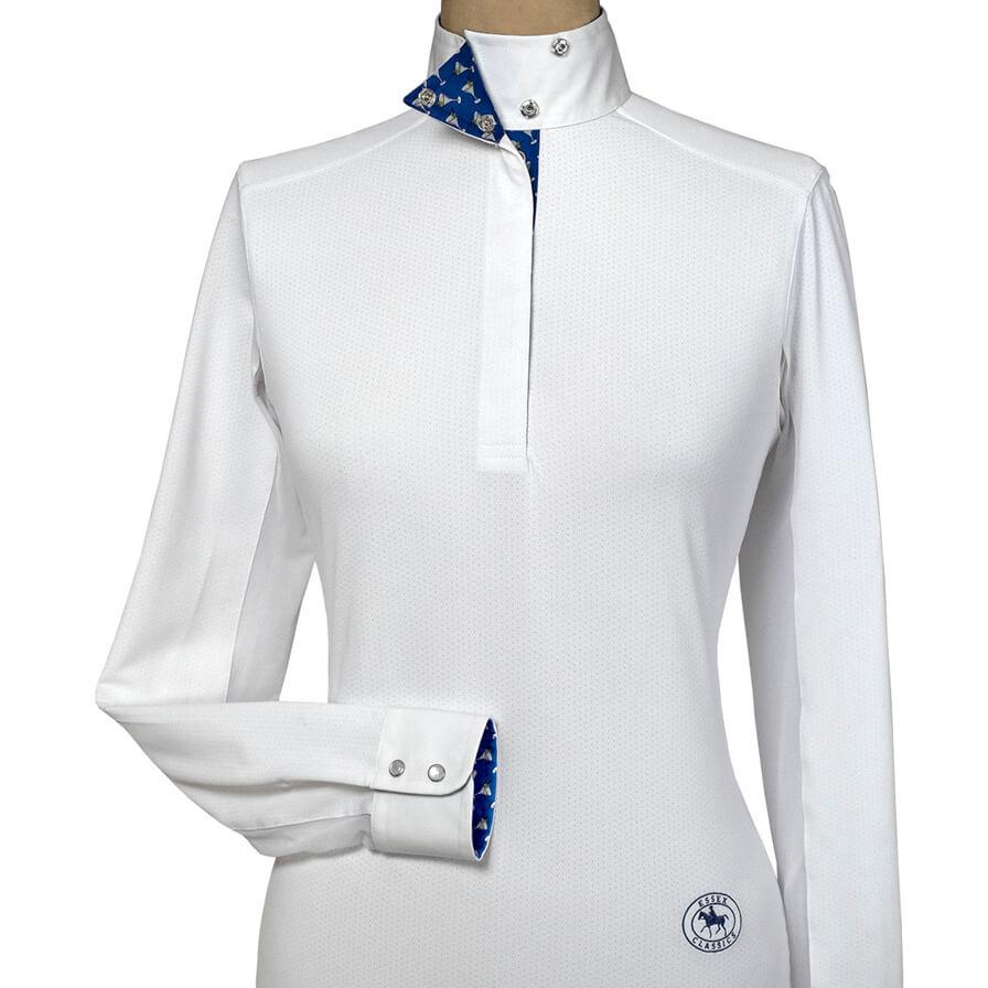 “ Martini ” Ladies Talent Yarn Wrap Collar Show Shirt