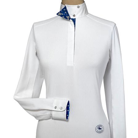 “Martini” Ladies Talent Yarn Wrap Collar Show Shirt
