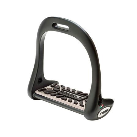 Lorenzini Titanium & Rubber 2-Piece Jumping Stirrups