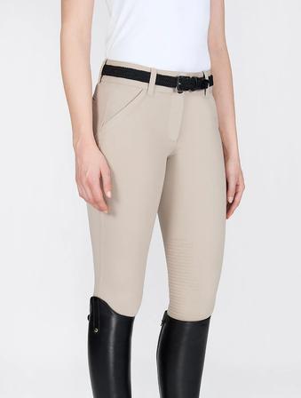 Women's X-Shape Knee Patch Breech BEIGE