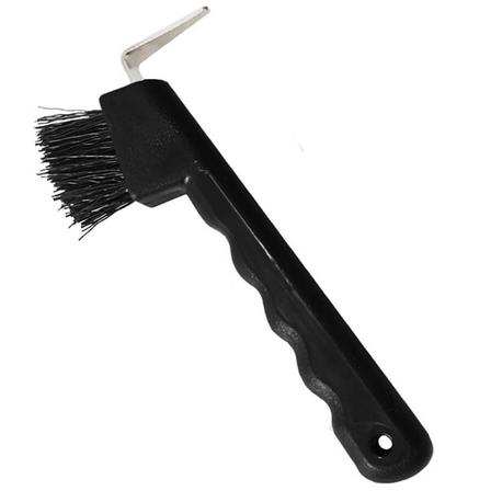 Hoof Pick with Brush BLACK