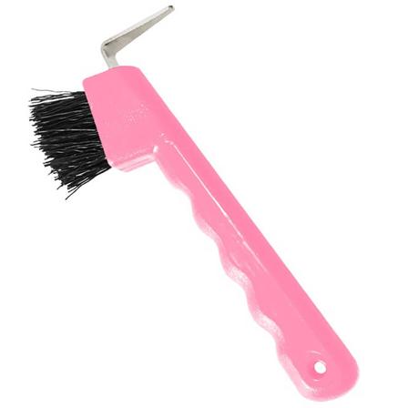 Hoof Pick with Brush PINK