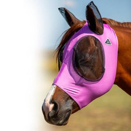 Comfort Fit Lycra Fly Mask ORCHID