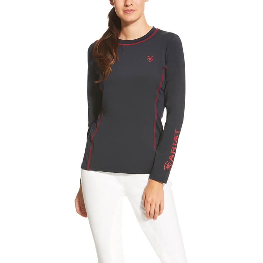 Ariat Ladies Cambria Logo Crew Baselayer