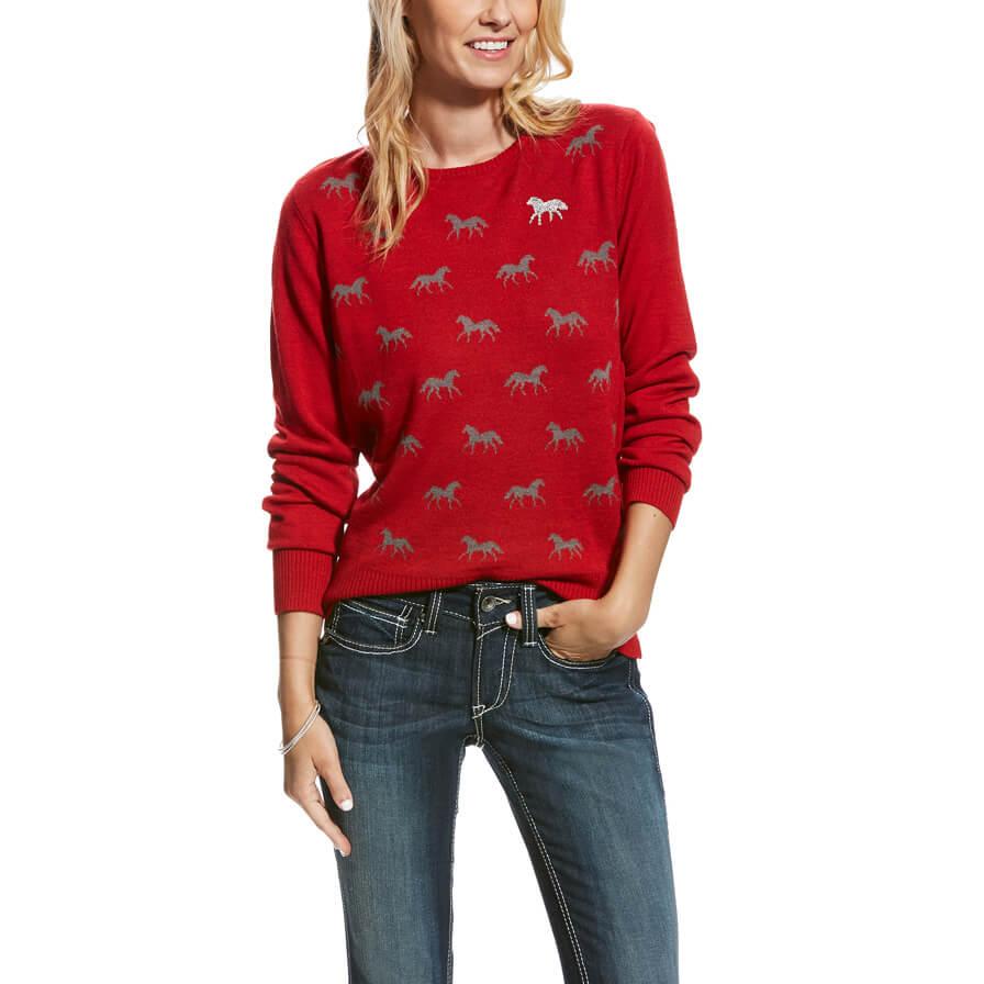 Ariat Womens Flow Intarsia Sweater