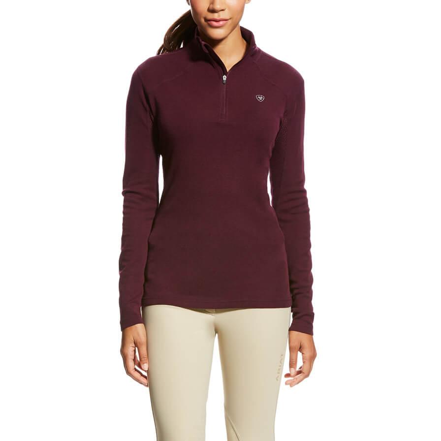 Ariat Womens Cadence Wool 1/4 Zip Baselayer