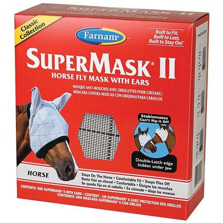 SuperMask II Classic Fly Mask with Ears