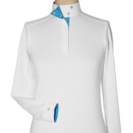 Beacon Hill Girls Talent Yarn “Lucky” Wrap Collar Show Shirt