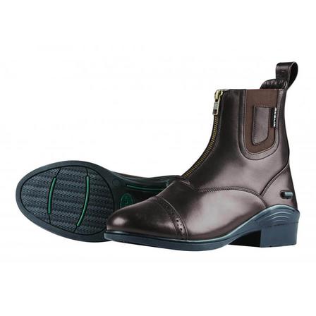 Evolution Zip Front Paddock Boots BROWN