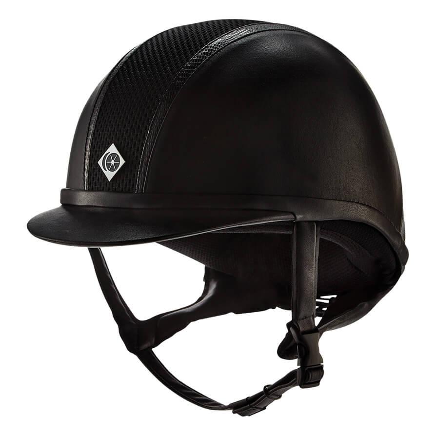 Charles Owen Ayr8 Leather Look With Trim