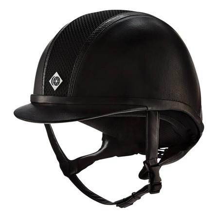 Charles Owen Ayr8 Leather Look with Trim