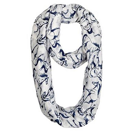 Infinity Scarf - Linear Horses
