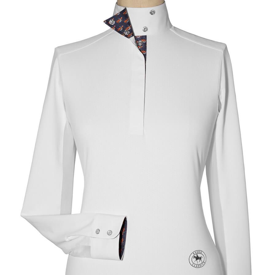 “ Fox ” Ladies Talent Yarn Wrap Collar Show Shirt