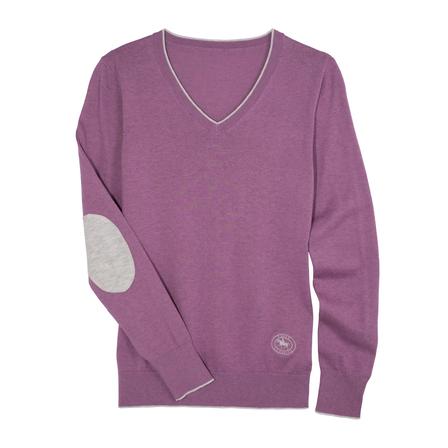 “Trey” V Neck Sweater LILAC