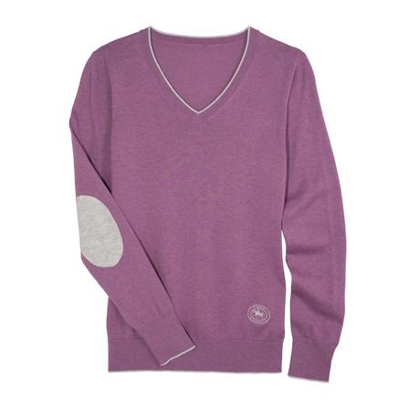 “Trey” V Neck Sweater LILAC