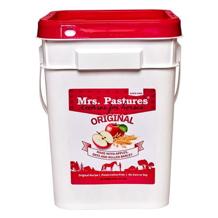 Mrs. Pastures Cookies for Horses - 15 Lbs Bucket