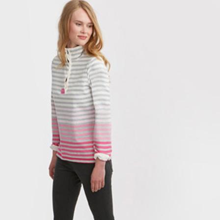 half button sweatshirt