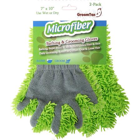 GroomTex Microfiber Cleaning Gloves