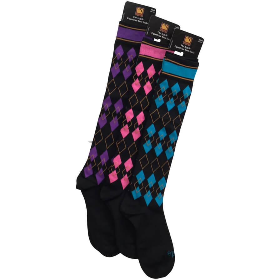 Epona Argyle Bright Socks
