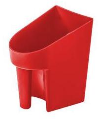 Heavy Duty Feed Scoop - 1 Qt RED