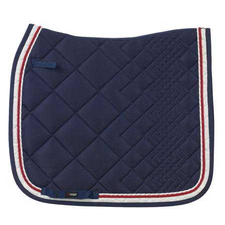 Diamond Dressage Saddle Pad NAVY/RED/WHT