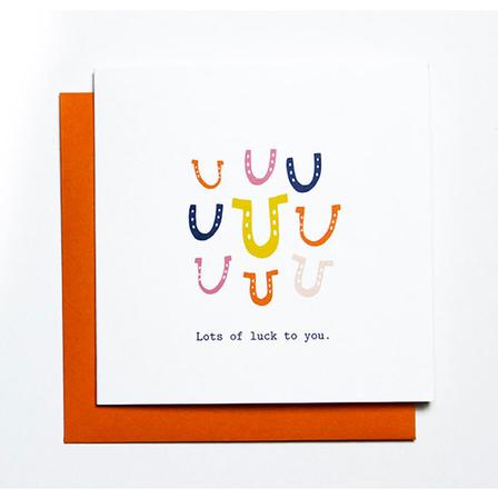 Mare Goods Greeting Card LOTS_OF_LUCK
