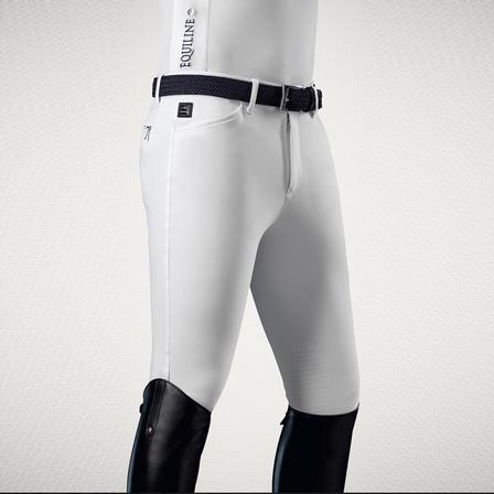 Men's Willow X-Grip Knee Patch Breech WHITE