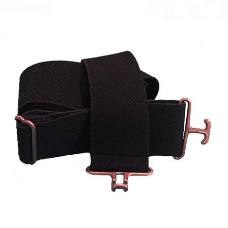 Elastic Belt with Copper Surcingle Buckle BLACK