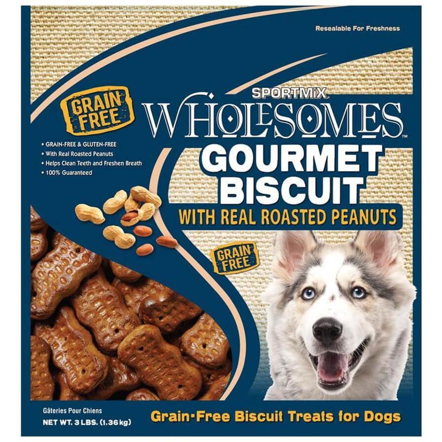Sportmix Wholesomes Grain Free Gourmet Biscuit - Peanut Butter